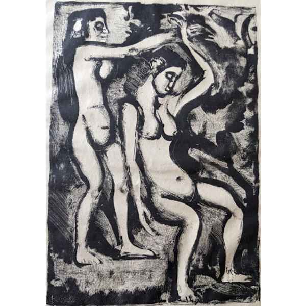 Deux Filles Nues by Georges Rouault, Image 1.
