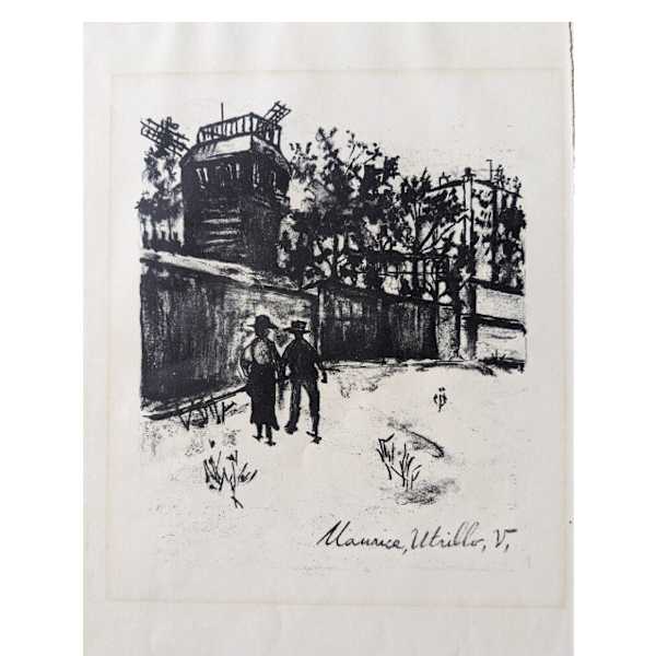 Moulin de la Galette by Maurice Utrillo, Image 1.