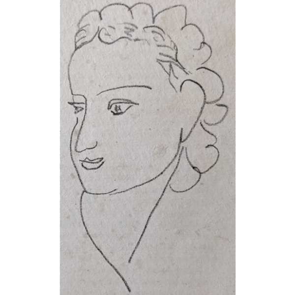 Girl's Head / Woman's Head (after Henri Matisse) by Henri Matisse, Image 1.