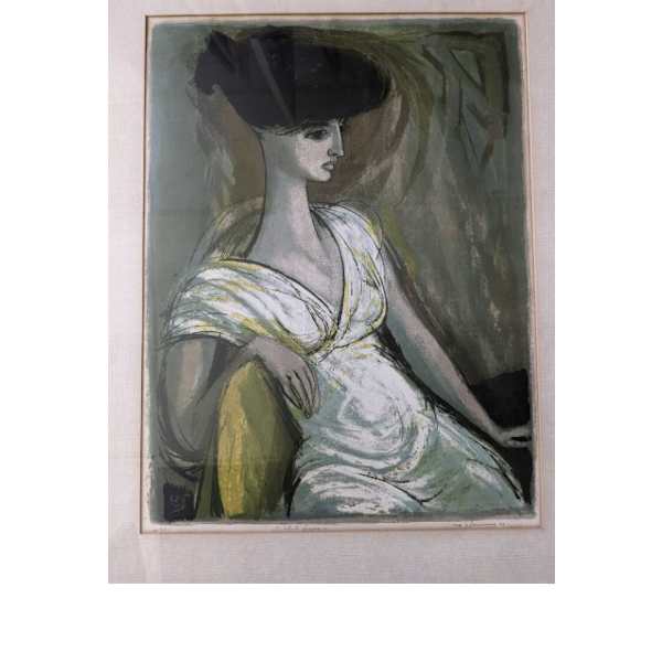 White Figure by Benton Spruance, Image 1.