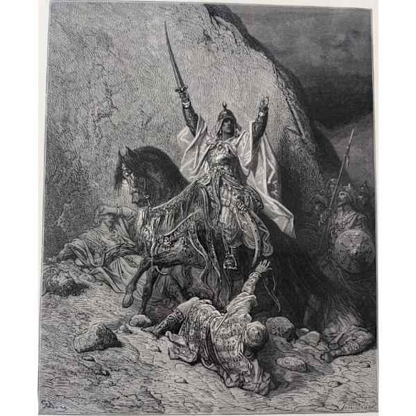 Saladin (The history of the Crusades) by Gustave Dore, Image 1.