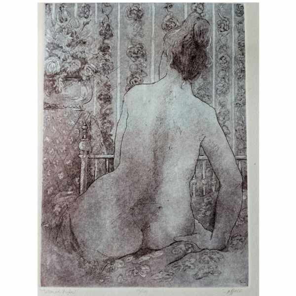 Mauve Nude by Barbara Hogg, Image 1.