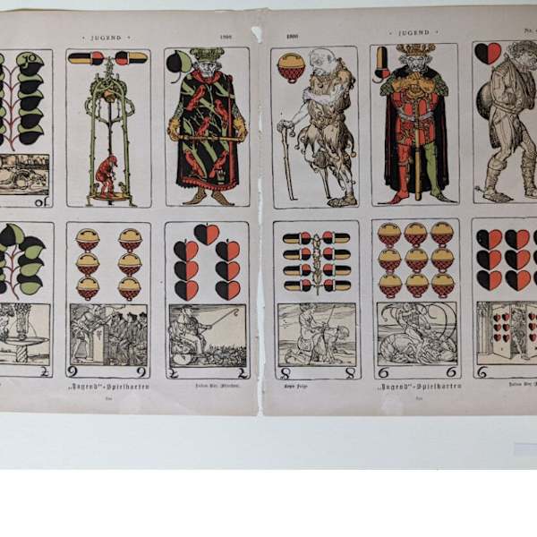 Jugend Spielkarten by Julius Dies, Image 1.
