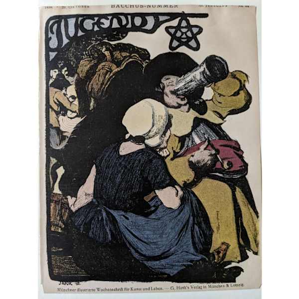 Bacchus (Jugend magazine) by Angelo Jank, Image 1.