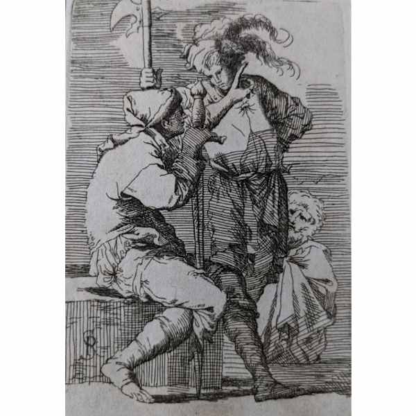 Soldier (-Figurine) by Salvator (Attributed to) Rosa, Image 1.