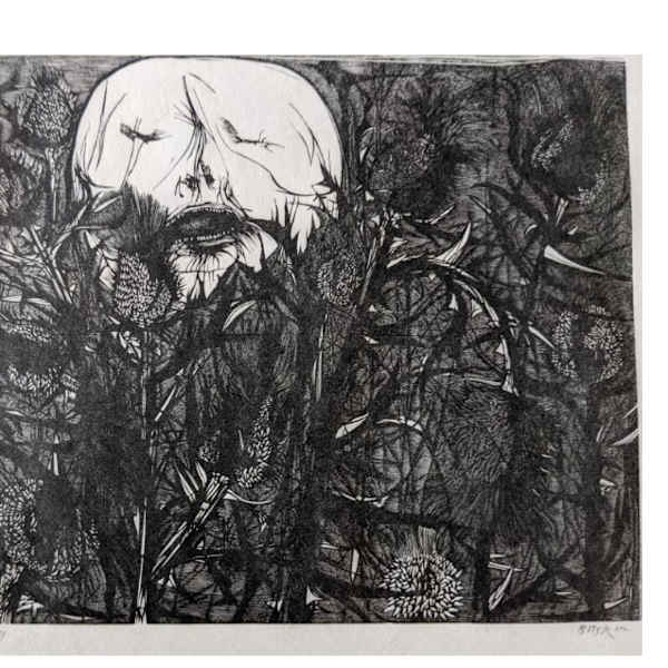 Death Among the Thistles by Leonard Cohen, Image 1.