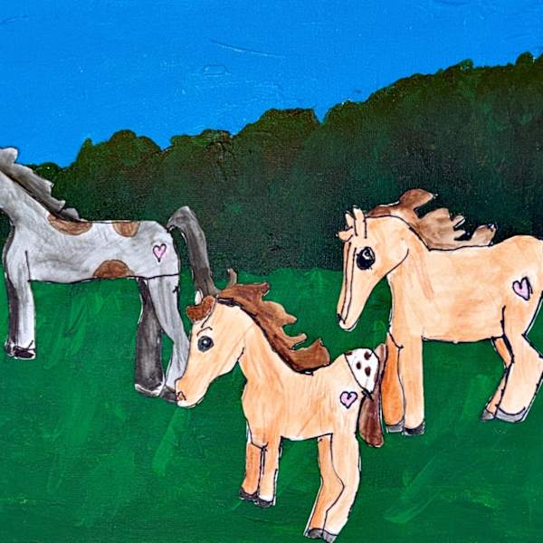 3 Horses by Abbie, Image 1.