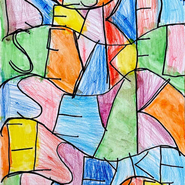 Name Stained Glass by Kelsey, Image 1.
