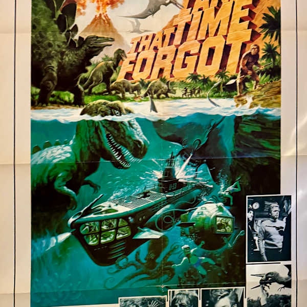 The Land that Time Forgot US 1-Sheet, 1975 by George Akimoto, Image 1.