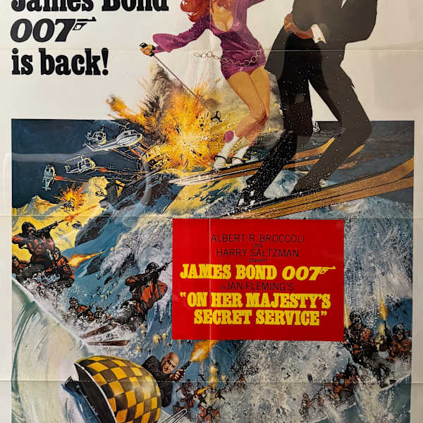 On Her Majesty's Secret Service 1969. US 1 Sheet by Frank McCarthy, Image 1.