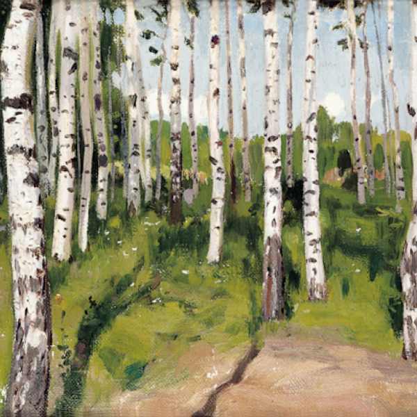 Bosco di betulle by Arcadij Aleksandrovich Rjlov, Image 1.