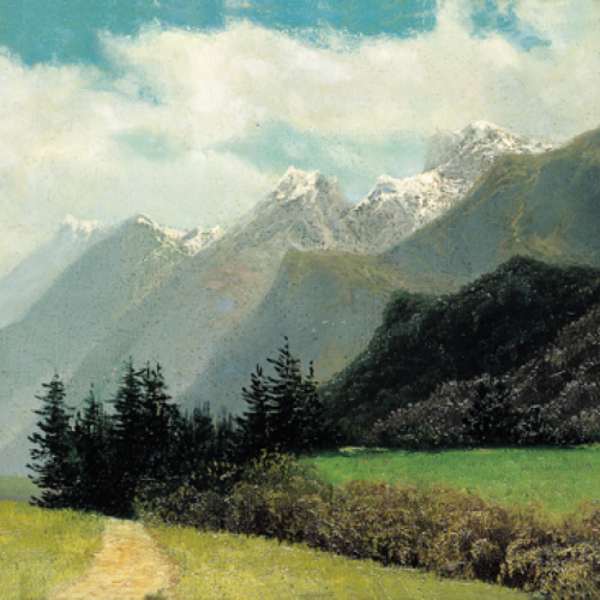 Schweizer Landschaft am Rhein by Arsenij Iwanowitsch Meschscherskij, Image 1.