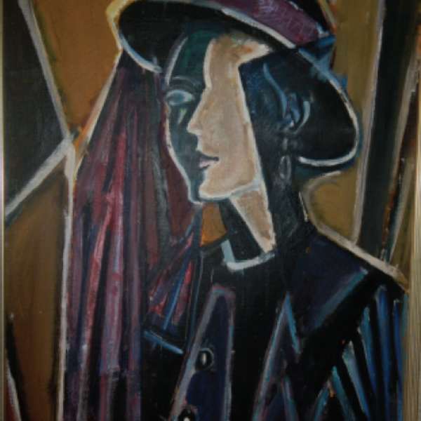 Porträt einer Frau by Alexei Alexandrovich Lazykin, Image 1.