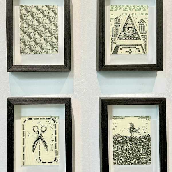 Currency Collages by Mark Wagner, Image 2.