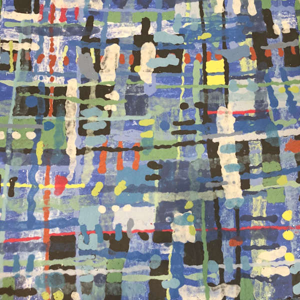 Blue Grid by Ellen Hill, Image 1.