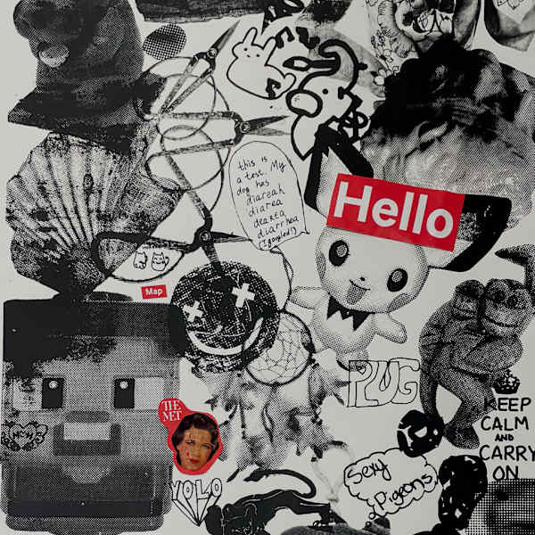 Hello by University of Maryland Spring 2026 Screenprinting Class, Image 1.