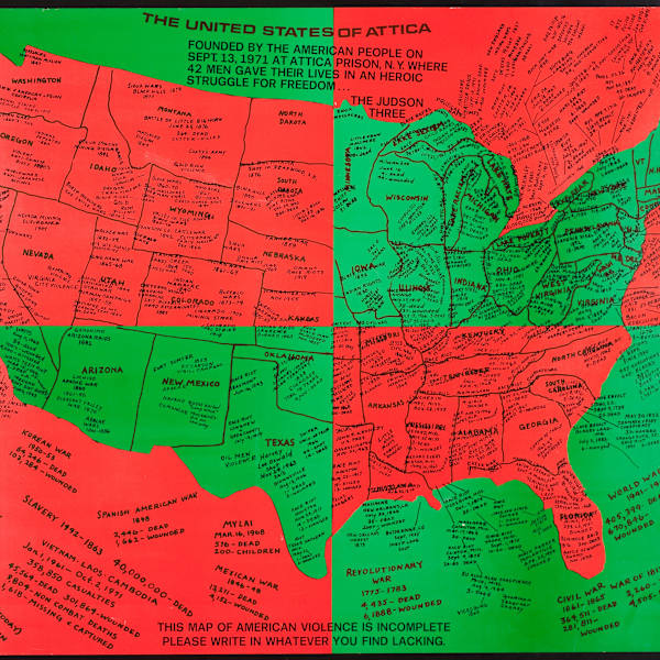 [Exhibit Collection] THE UNITED STATES OF ATTICA by Faith Ringgold, Image 1.