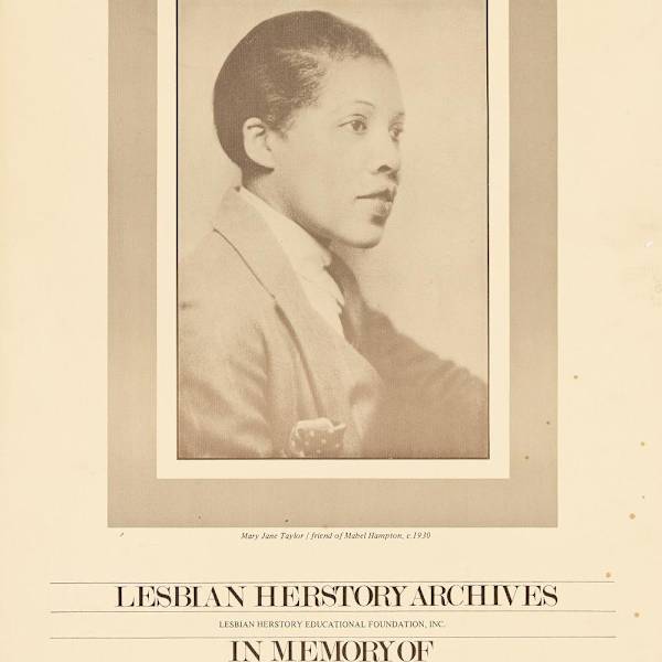["Black & Queer" Exhibit Collection] LESBIAN HERSTORY ARCHIVES by Aenjai Graphics, Image 1.
