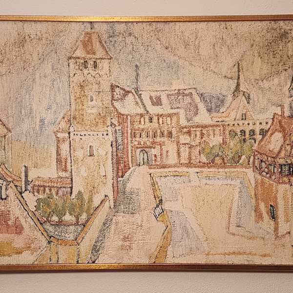 Court Yard by James T. O'Rourke, Image 1.