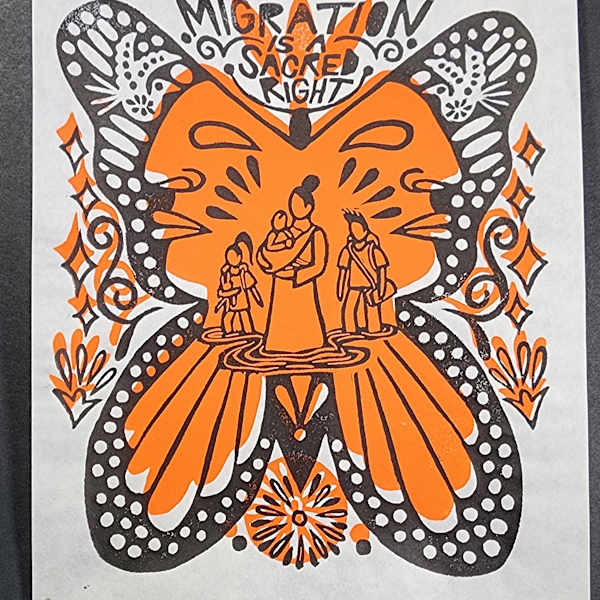 Migration Is A Sacred Right 9/10 by Jamie John, Image 1.