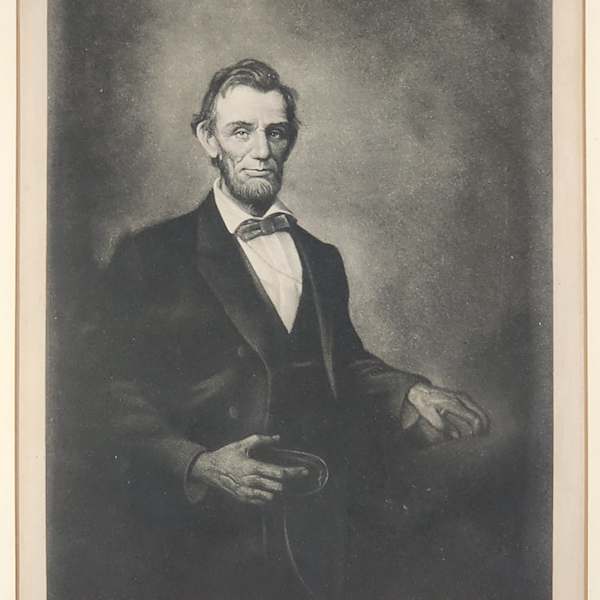 Lincoln Portrait Commissioned by Lincoln Club Brooklyn, NY, members photogravure by Benjamin Osro Eggleston, Image 1.