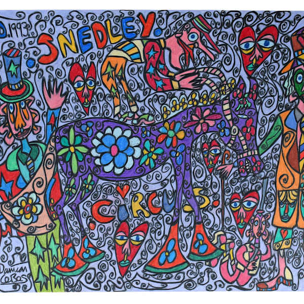 Purple Horse and Rider by Damian LeBas, Image 1.