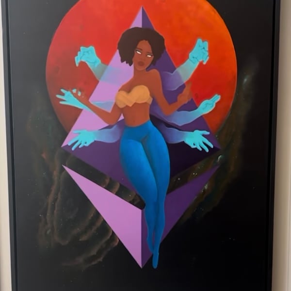 Crypto Goddess by Courtney Blayne, Image 2.