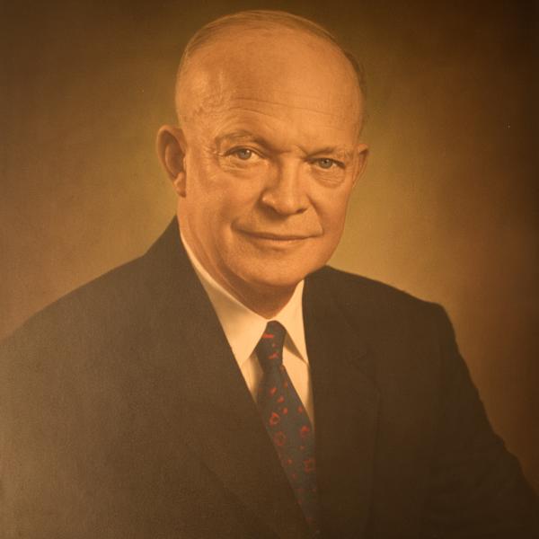 Dwight D. Eisenhower Presidential Portrait by Lainson Studio, Image 1.