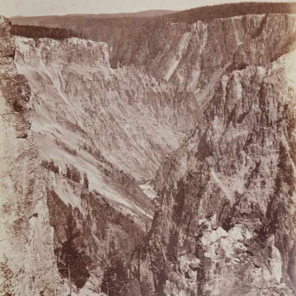 Grand Canyon of Yellowstone by William H. Jackson, Image 2.