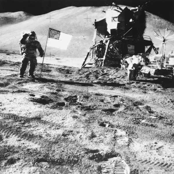 Moon, July 1971 AS15-92-12446 (OF300) by David R. Scott, Image 2.