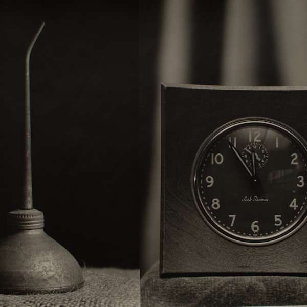 Oil Can Alarm Clock by John Davenport, Image 1.