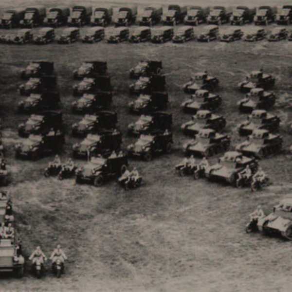 7th Cavalry Brigade Mechanized, Fort Knox, KY., July 1st, 1938, Major General Daniel Van Voorhis, Commanding by Eugene Goldbeck, Image 1.