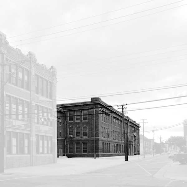 Indiana Avenue School, Atlantic City, New Jersey by Wendel  White, Image 1.