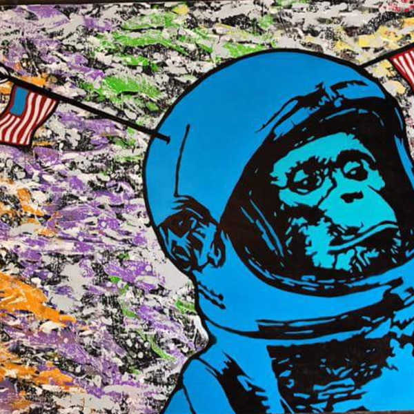 Space Chimp by Buzz Killington AKA Nathan Arellano, Image 1.