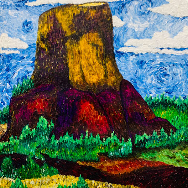 Impression of Devil's Tower by Sandi Aberle, Image 1.