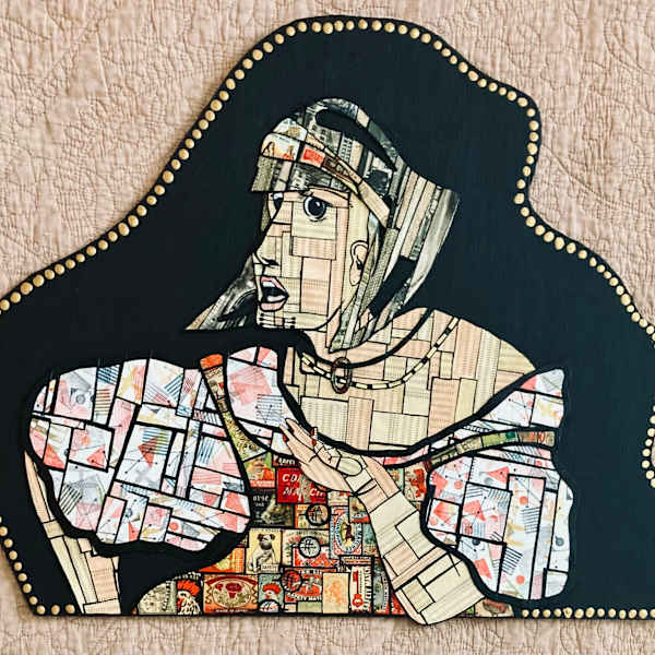 Collaged Woman 2 by Tina Maier, Image 1.