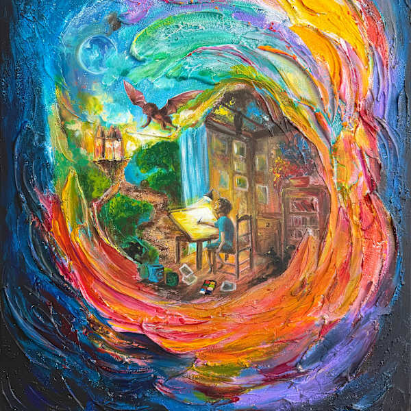 A Room That Became The Universe by Volha Naruta-Johnson, Image 1.