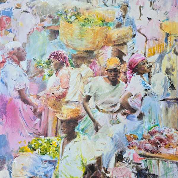 Market Morning by Heather- Dawn Scott, Image 1.
