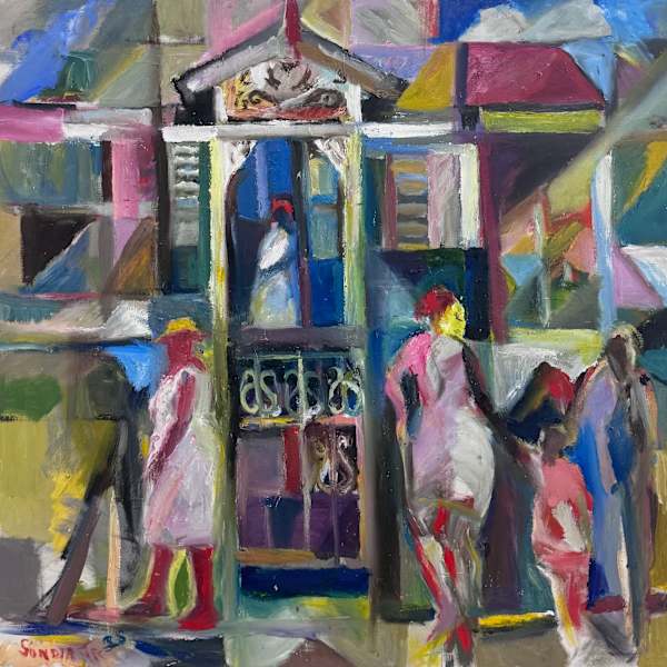 Woodbrook Visit by Sundiata Stewart, Image 1.