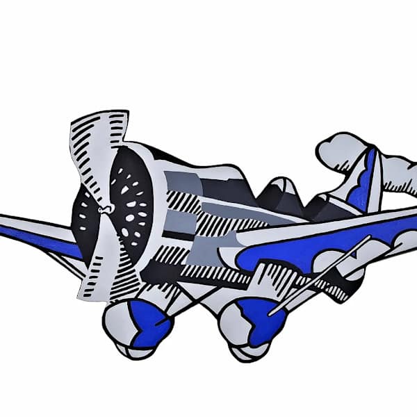 Airplane by Roy Lichtenstein, Image 1.