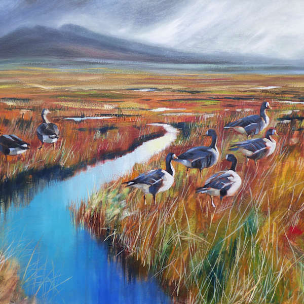Greenland Whitefronts by Philippa Mitchell, Image 1.