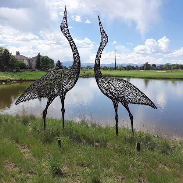 Great Blue Herons by Peter Busby, Image 2.