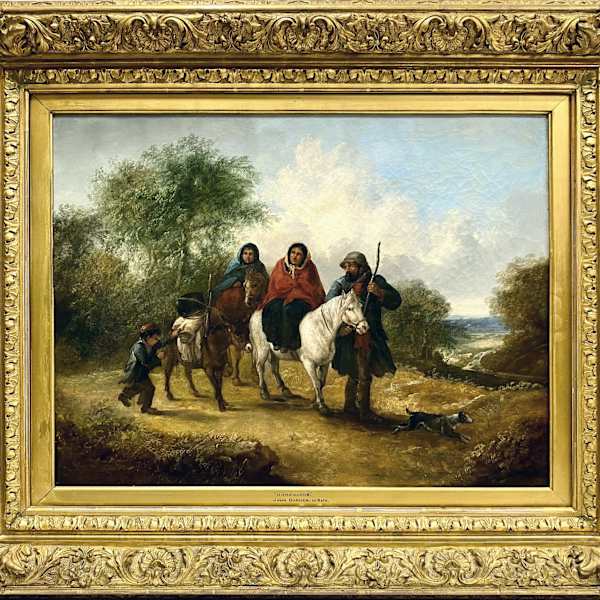 1989 - Homewards by John Joseph BARKER of Bath ( 1824 - 1904 ), Image 1.