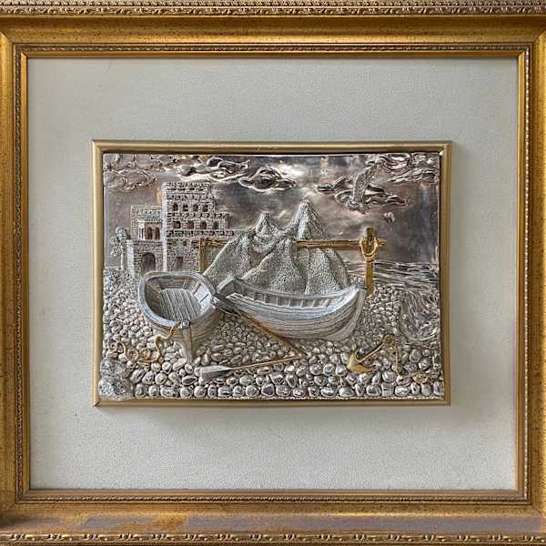 10535 - Relief of Italian Shoreline by Creazioni Artistiche, Image 1.