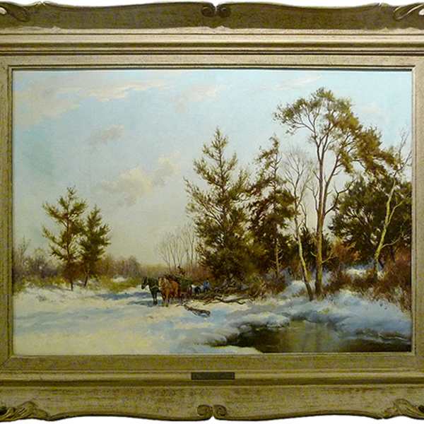 0031 - Winter at Hilversum by Dorus Arts (1901-1961), Image 3.