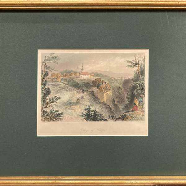 1580 - Village of Lorette Near Quebec by W.H. (William Henry) Bartlett (1809-1854), Image 2.