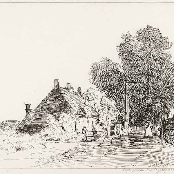 2996 - Views of Holland by Joan Barthold Jongkind, Image 2.