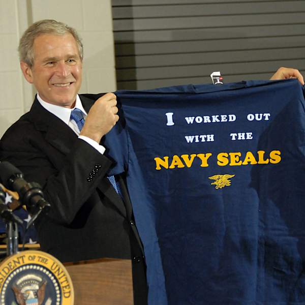President George W. Bush by Spc 2nd Class Joseph Clark, Image 1.