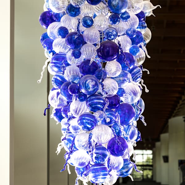 Clear & Cobalt, Blue Twist & Swirl by James Hayes, Image 1.