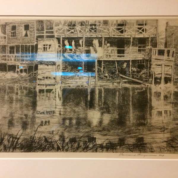 Tenements - The Mine Hole by Franklin Townsend Morgan, Image 1.